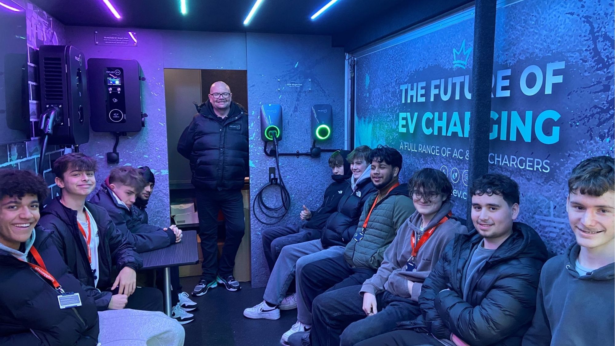 Project EV Visit Inspires Electrical Installation Students for the Future